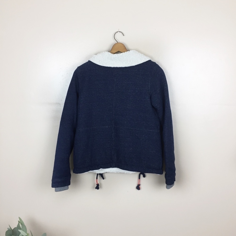 [Roxy] Sherpa Lined Double Buttoned Jacket Cozy - image 7